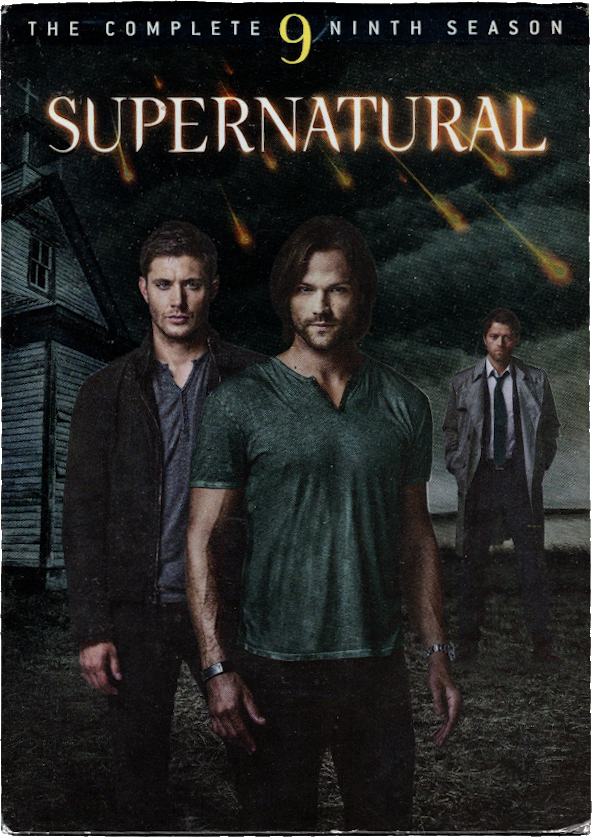 The DVD cover for the ninth season of Supernatural